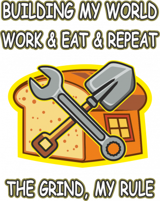 Футболка оверсайз FATLINE Работа 2