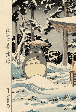 Чехол из раздела Hayao Miyazaki Тоторо в стиле старинной гравюры для Xiaomi Redmi Note 9S/9Pro/9Pro Max 2