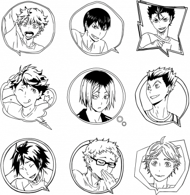 Кружка-хамелеон Haikyuu 2