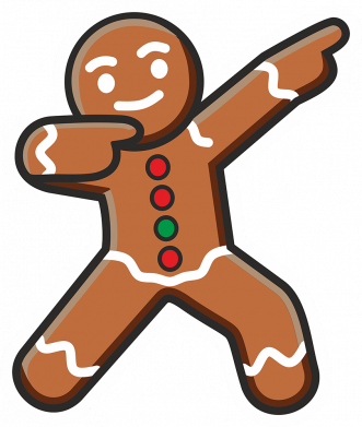 Термобутылка Viano Имбирный пряничный человечек 2