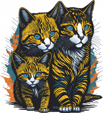 Кепка Сімейка котиків 2