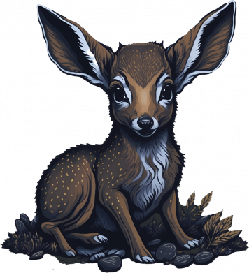 Женская футболка Ушастый олень 2