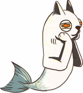 Мужские трусы Я рыба или кот 2