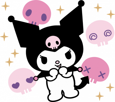 Блокнот двухцветный Куроми и Черепа 2