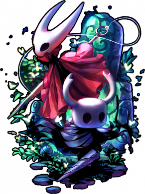 Бутылка металлическая Jumbo Hollow Knight Art 2