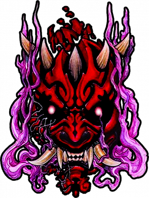 Принт Чоловіча футболка Stedman Darth Maul Japanese mask, Фото № 2 - FATLINE