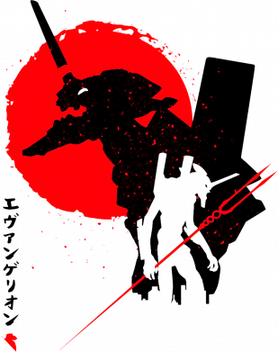 Кепка тай-дай Eva 01 in ancient Japanese style 2