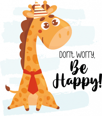 Dont Worry, Be Happy. Жираф именинник