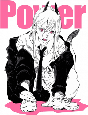 Чохол з розділу Людина-бензопила Power with meow для Huawei P Smart Plus 2018 2