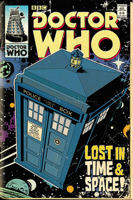 Принт Чоловіча футболка Gildan Doctor who old poster, Фото № 2 - FATLINE