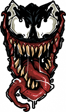 Кружка 320ml Venom mask 2