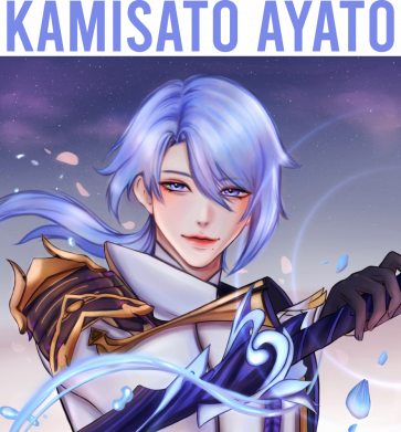 Принт Кружка-хамелеон Kamisato Ayato, Фото № 2 - FATLINE