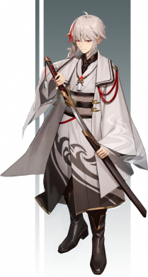 Футболка премиум мужская FATLINE Standing Kazuha 2