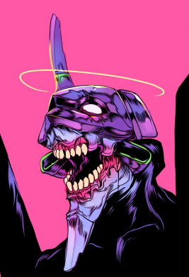 Чохол з розділу Евангелiон Evangeleon robot для Xiaomi Redmi 9T 2