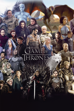 Принт Блокнот А5 All characters of the game of thrones art, Фото № 2 - FATLINE