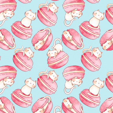 Флаг Котики в макарунах 2