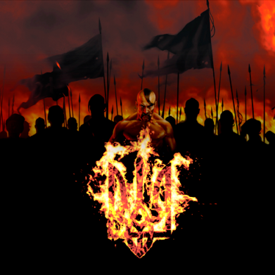 3D шоппер Огненный герб Украины 2