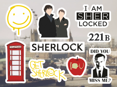 Sherlock sticker pack
