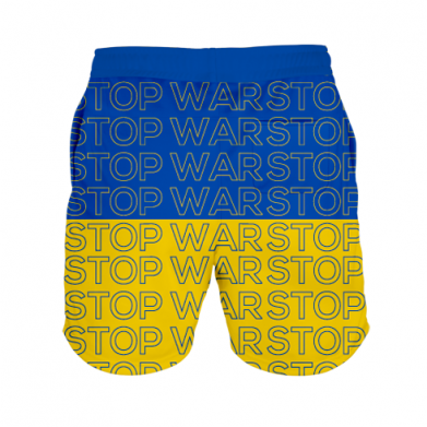 3D шорти чоловічі спортивні Stop War Stop War 2