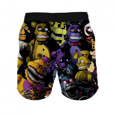 3D шорти чоловічі спортивні FNAF Animatronics 2