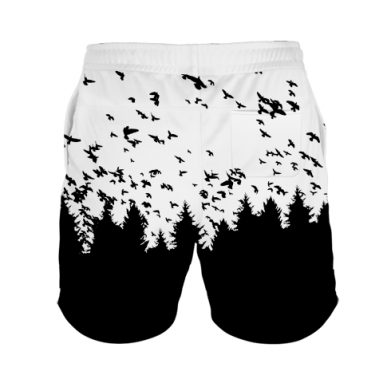 3D шорти чоловічі спортивні Freedom and bird 2