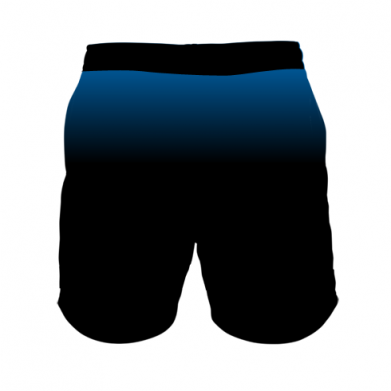 3D шорти чоловічі спортивні Герб України в жовто-блакитному вогні 2