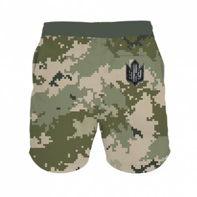 3D шорти чоловічі спортивні РОСІЙСЬКИЙ ВІЙСЬКОВИЙ КОРАБЛЬ ІДІ НА ХУЙ! ВСУ 2