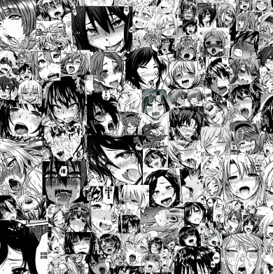 Шеврон круглый Ahegao manga 2