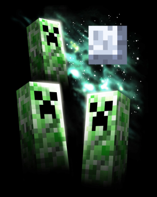 Прапор Green Minecraft 2