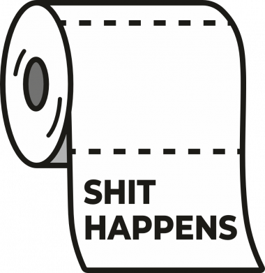 Принт Чехол для Samsung A24 4G Sh*t happens, Фото № 2 - FATLINE