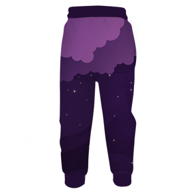 Принт Дитячі 3D штани Sonic in space, Фото № 2 - FATLINE