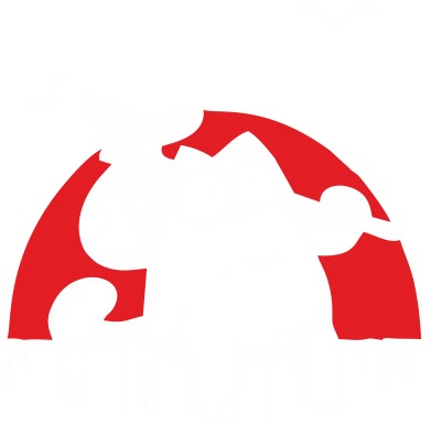 Кот Саймона на фоне заката