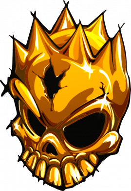 Принт Коврик для мыши Standoff - Gold Skull, Фото № 2 - FATLINE