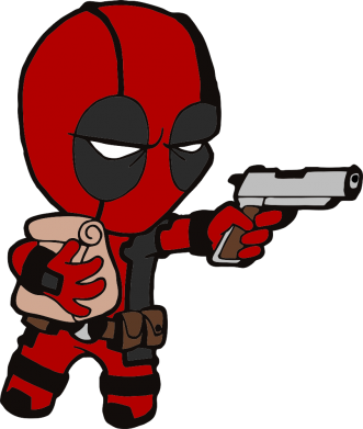 Фляга Дедпул с пакетиком 2