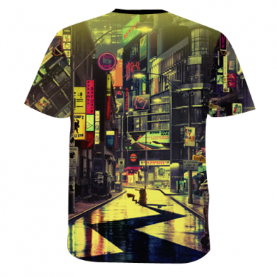 Чоловіча 3D футболка Pikachu Detective Neon 2