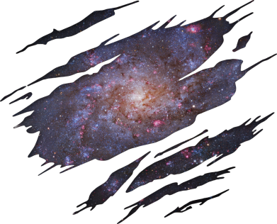Принт Женская майка Space through the T-Shirt, Фото № 2 - FATLINE