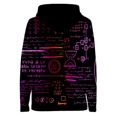 Жіноча 3D худі Neon Bill Cipher 2