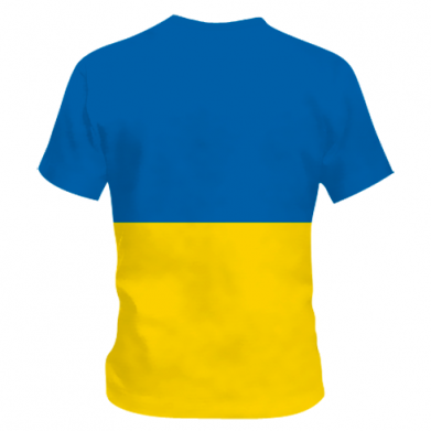 Дитяча футболка 3D Іди нахуй російський військовий корабель! Прапор України 2