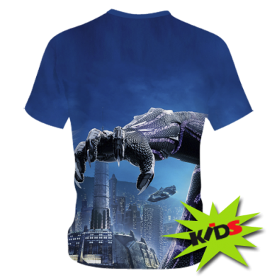 Детская 3D футболка Black Panther And the night Wakanda 2