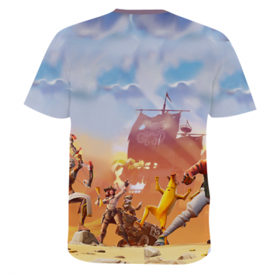 Чоловіча 3D футболка Fortnite season 8 2