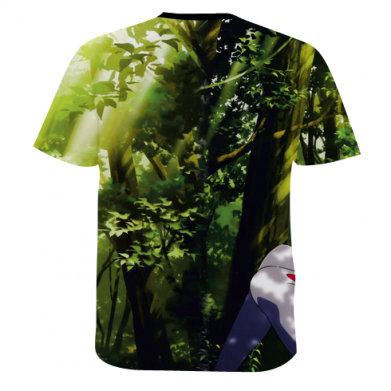 Мужская 3D футболка Kirito and Asuna in the forest 2