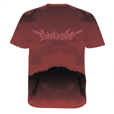 Мужская 3D футболка Evangelion Asuka 2