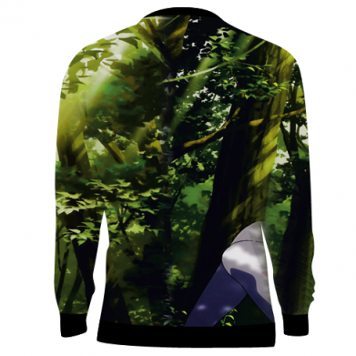 3D свитшот Kirito and Asuna in the forest 2