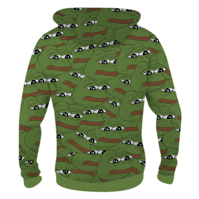 Мужская 3D худи Frog mem 2