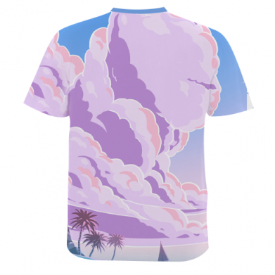 Мужская 3D футболка Rocket League: cartoon vector 2