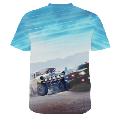 Мужская 3D футболка Need for Speed 2