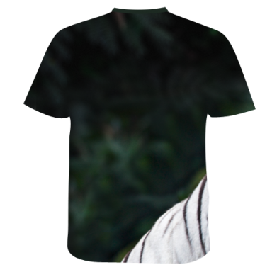Чоловіча 3D футболка Tiger albino 2