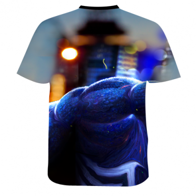 Чоловіча 3D футболка Venom slime 2