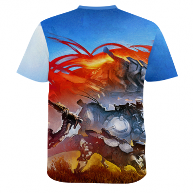 Мужская 3D футболка Horizon Zero Dawn art 2
