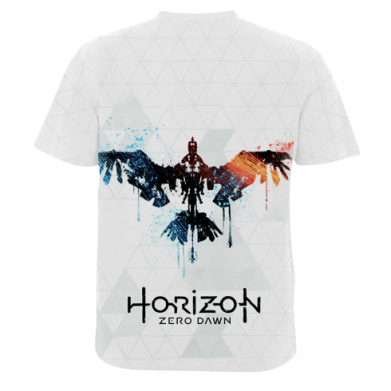 Мужская 3D футболка Horizon Zero Dawn low poly 2